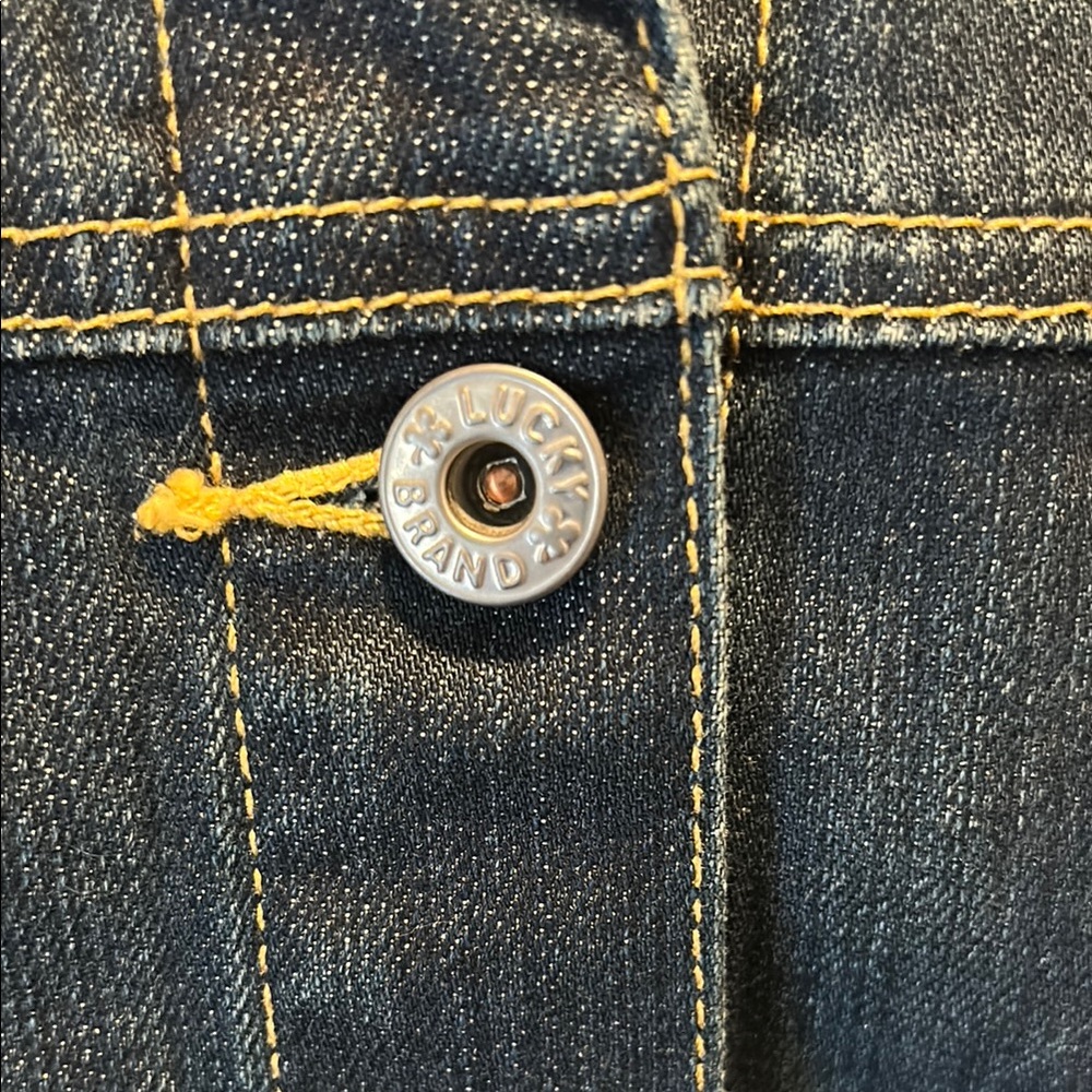 Lucky Brand Blue Jean Jacket Classic Denim Style - Picture 3 of 13